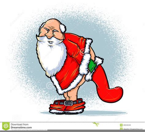 naughty santa clipart